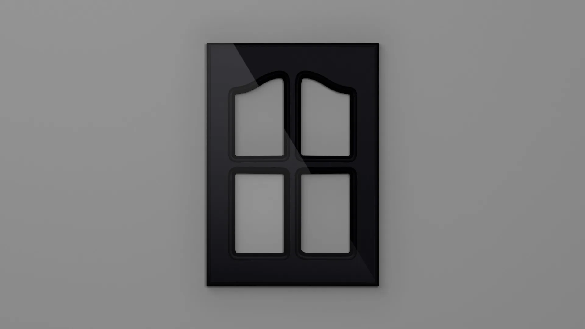 18 mm A3/P NEGRU HG 3D - high gloss 3d - culori uni