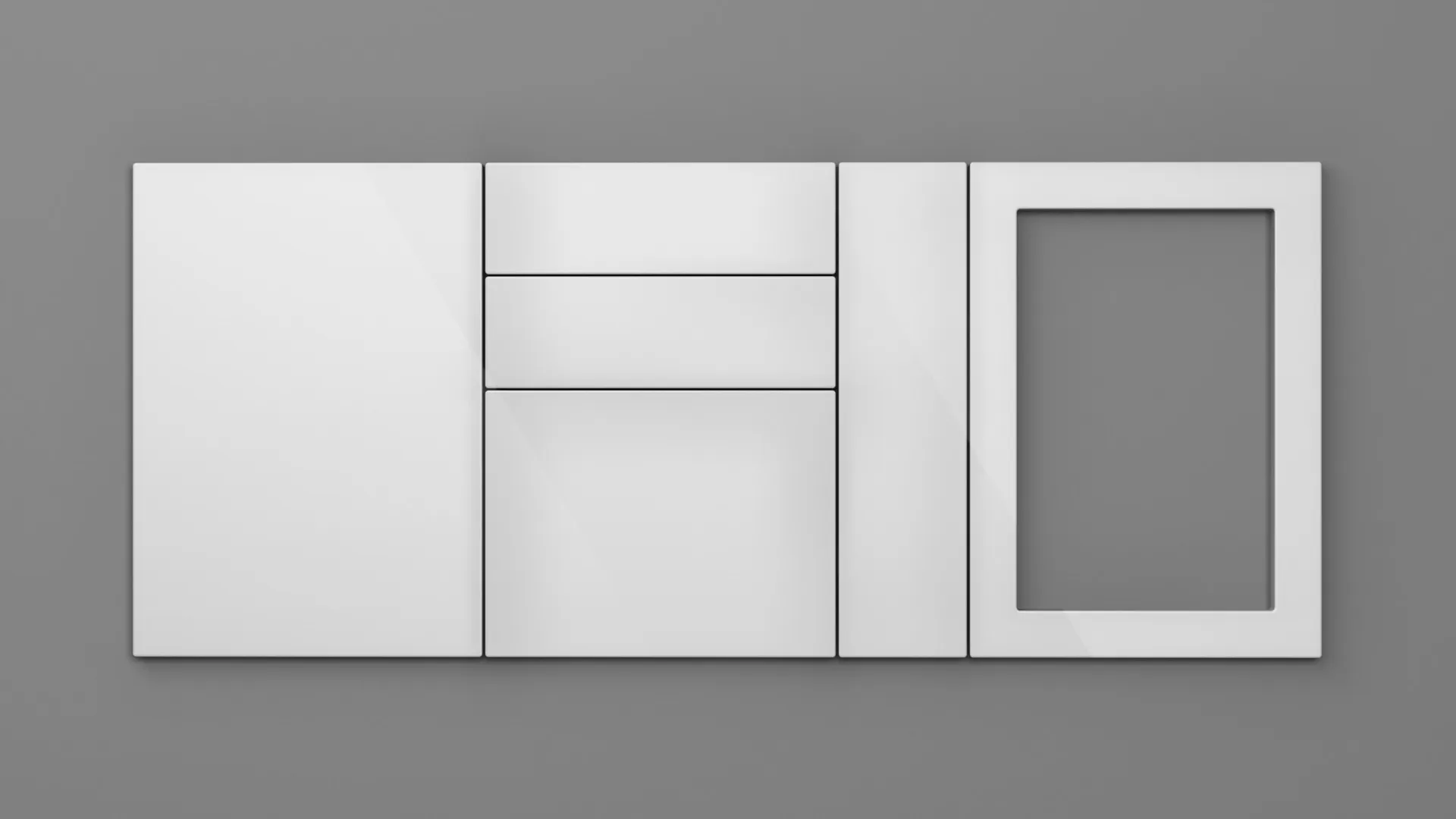 18 mm CANT R2 NETT 0100 ALB ALPIN HIGH GLOSS - high gloss - nett bond