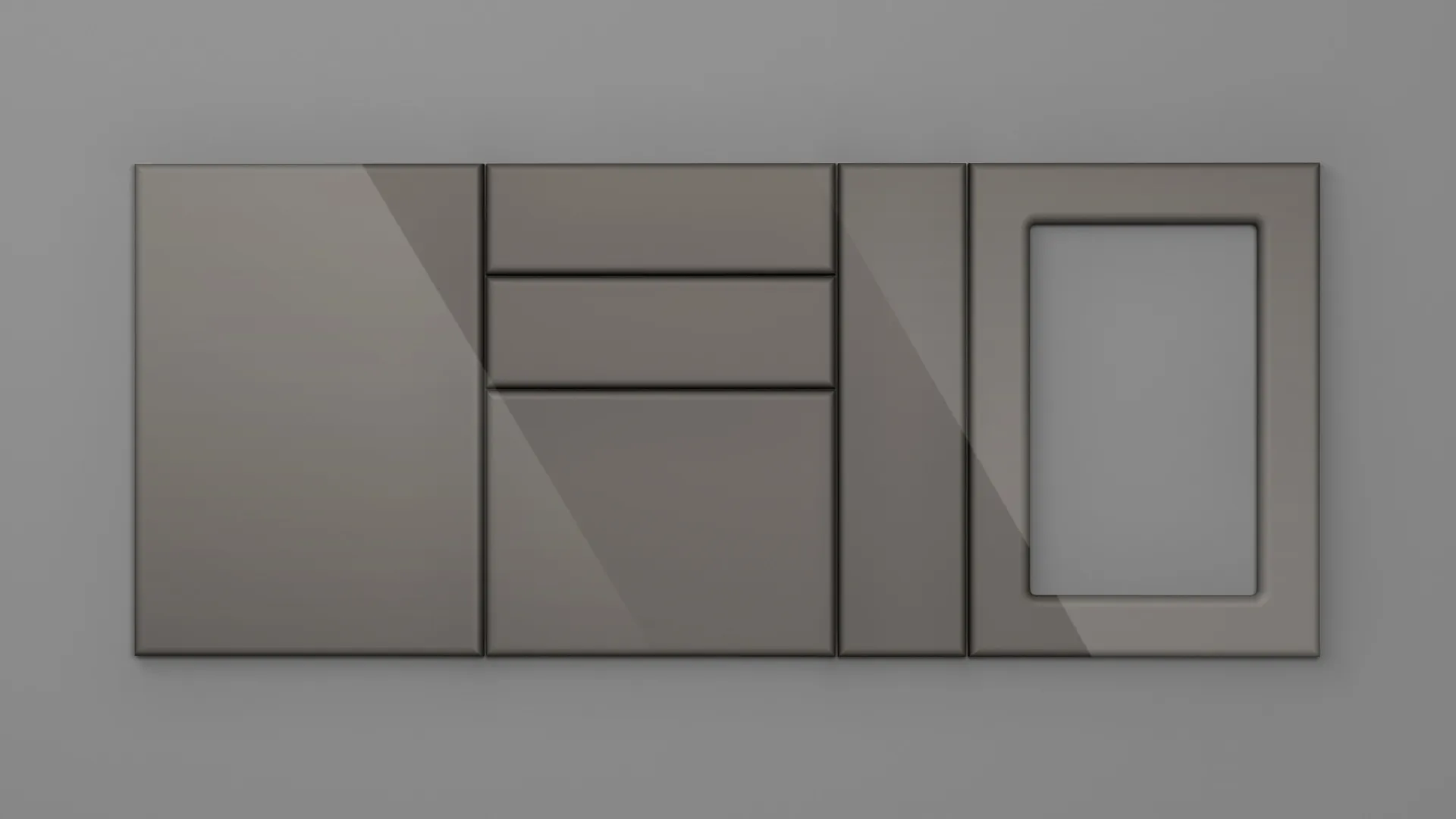 18 mm CANT R12 NETT 8502 GRI TAUPE HIGH GLOSS - high gloss - nett colors