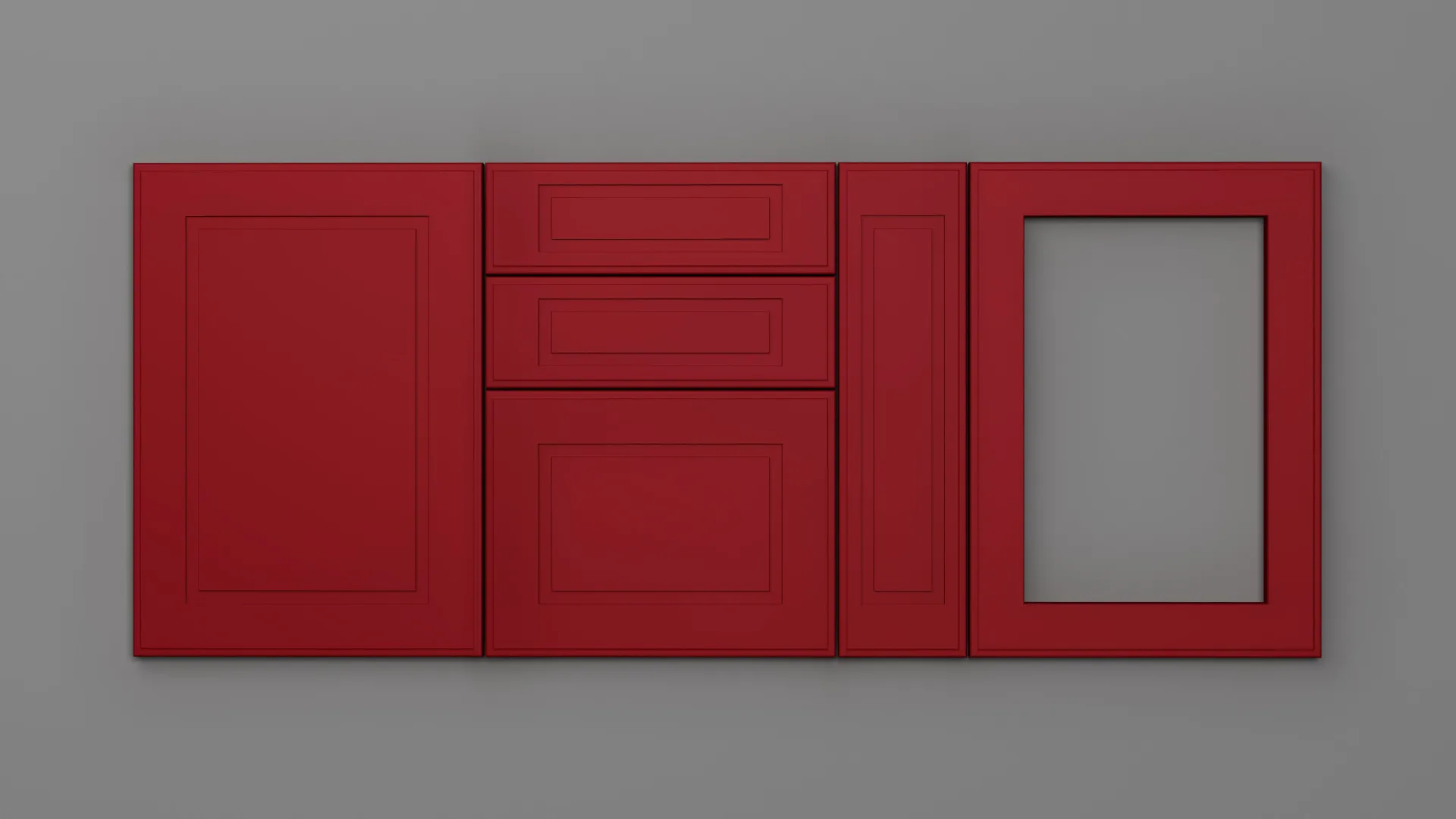 18 mm A140/L NETT 3900 ROȘU ROUGE ULTRA MAT - ultra mat - nett colors