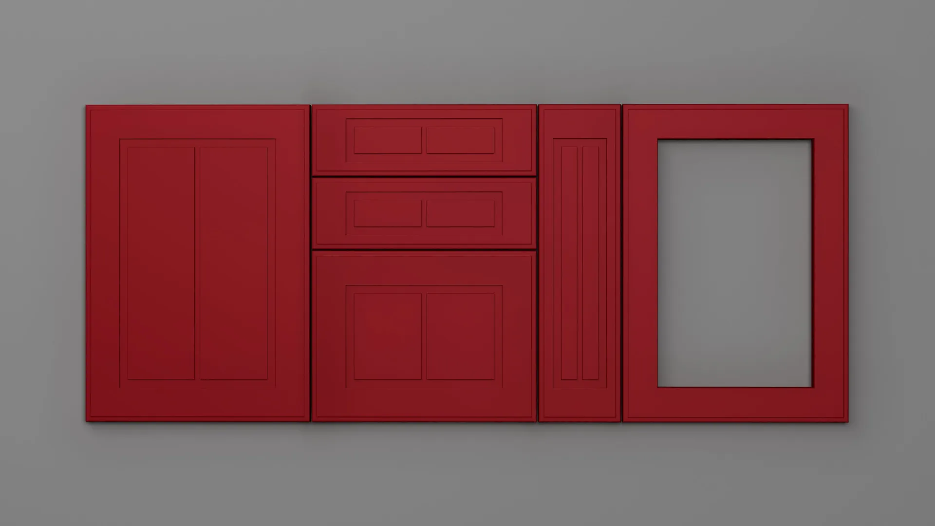 18 mm A143/L NETT 3900 ROȘU ROUGE ULTRA MAT - ultra mat - nett colors