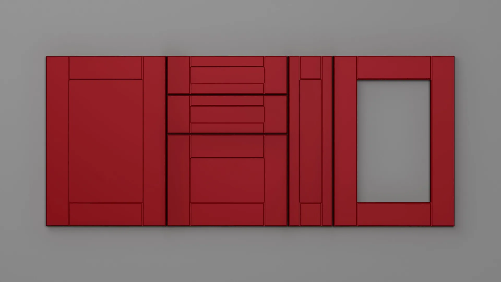 22 mm A159/R6 NETT 3900 ROȘU ROUGE ULTRA MAT - ultra mat - nett colors