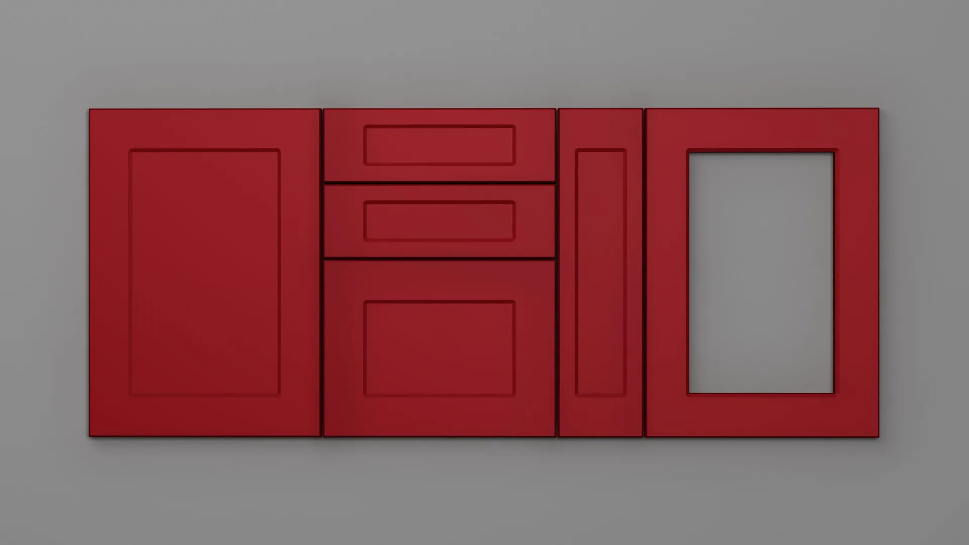 22 mm A178/T NETT 3900 ROȘU ROUGE ULTRA MAT - ultra mat - nett colors