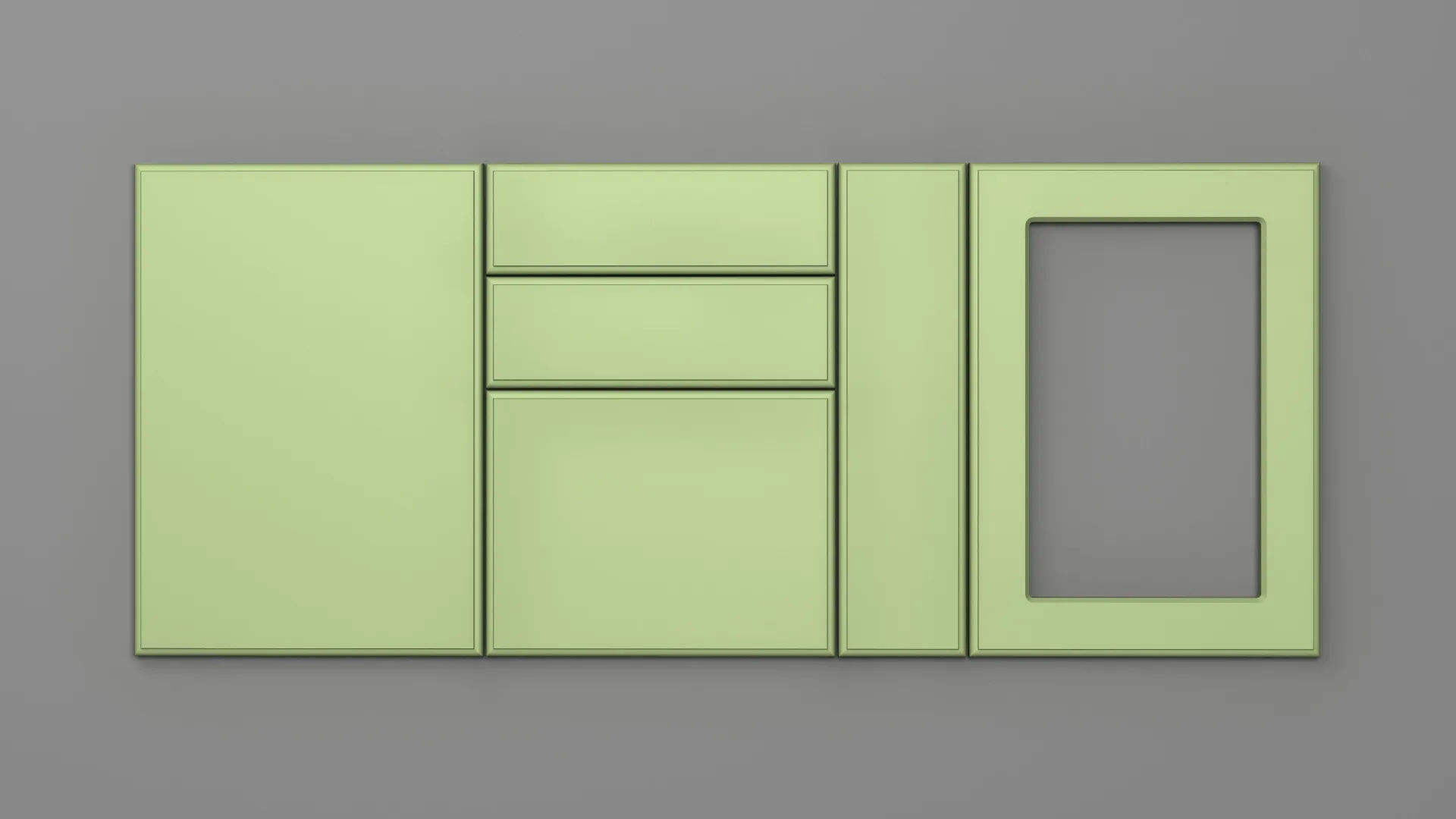 18 mm CANT P NETT 4700 VERDE FISTIC ULTRA MAT - ultra mat - nett colors