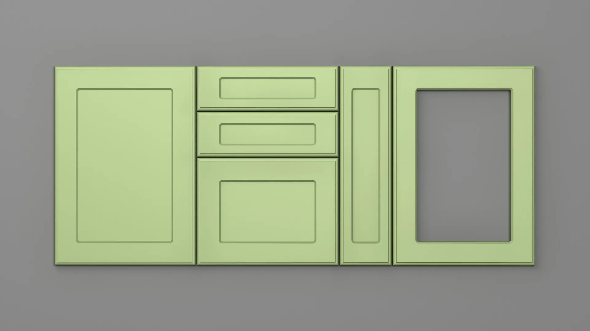 22 mm A160/P NETT 4700 VERDE FISTIC ULTRA MAT - ultra mat - nett colors