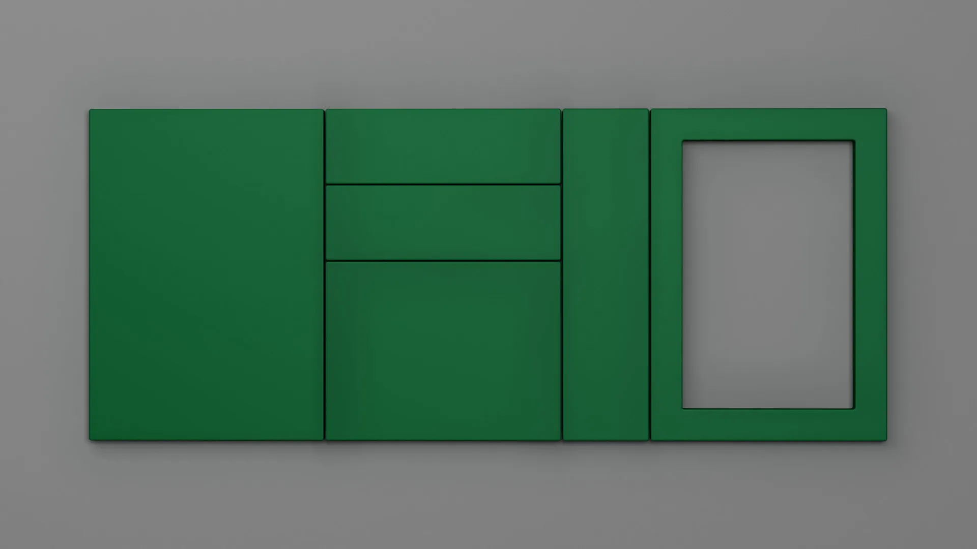 18 mm CANT R3 NETT 4900 VERDE SMARALD ULTRA MAT - ultra mat - nett colors