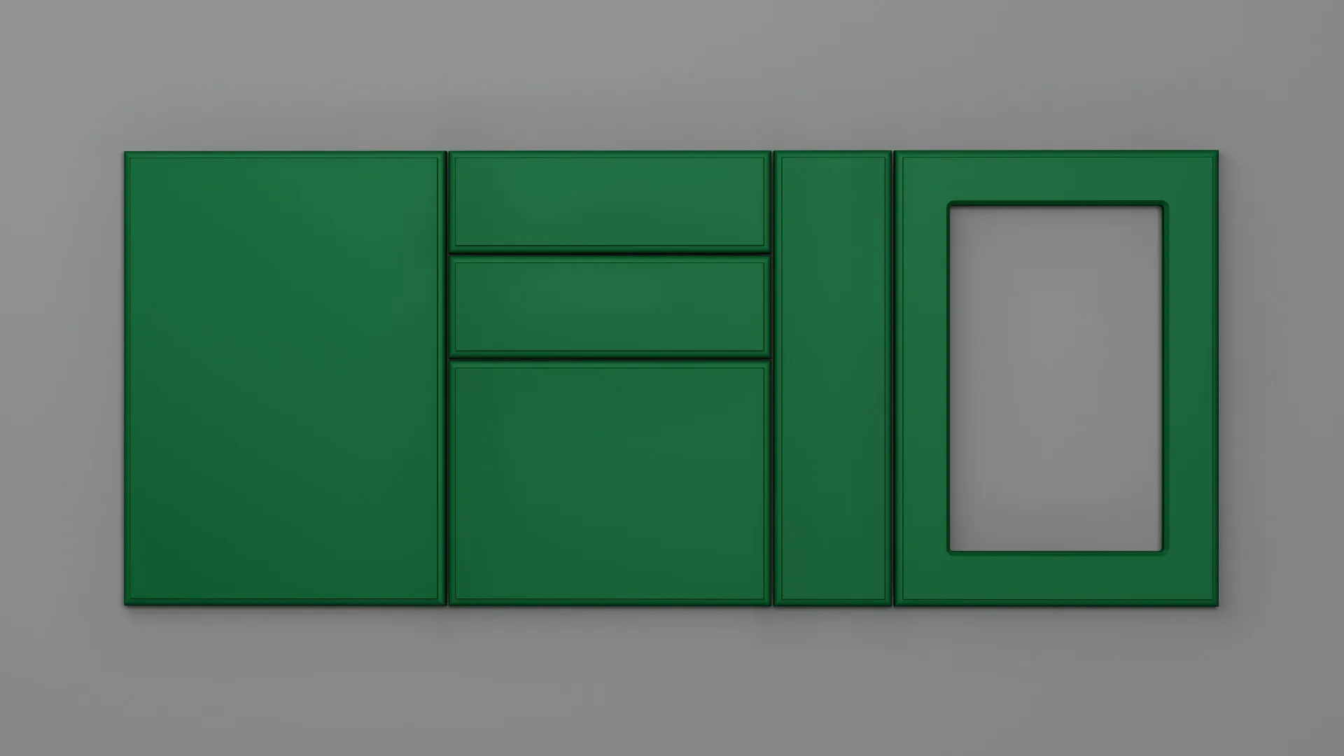 18 mm CANT P NETT 4900 VERDE SMARALD ULTRA MAT - ultra mat - nett colors