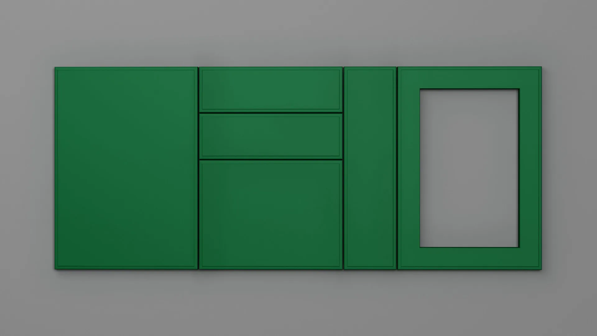 18 mm CANT L NETT 4900 VERDE SMARALD ULTRA MAT - ultra mat - nett colors