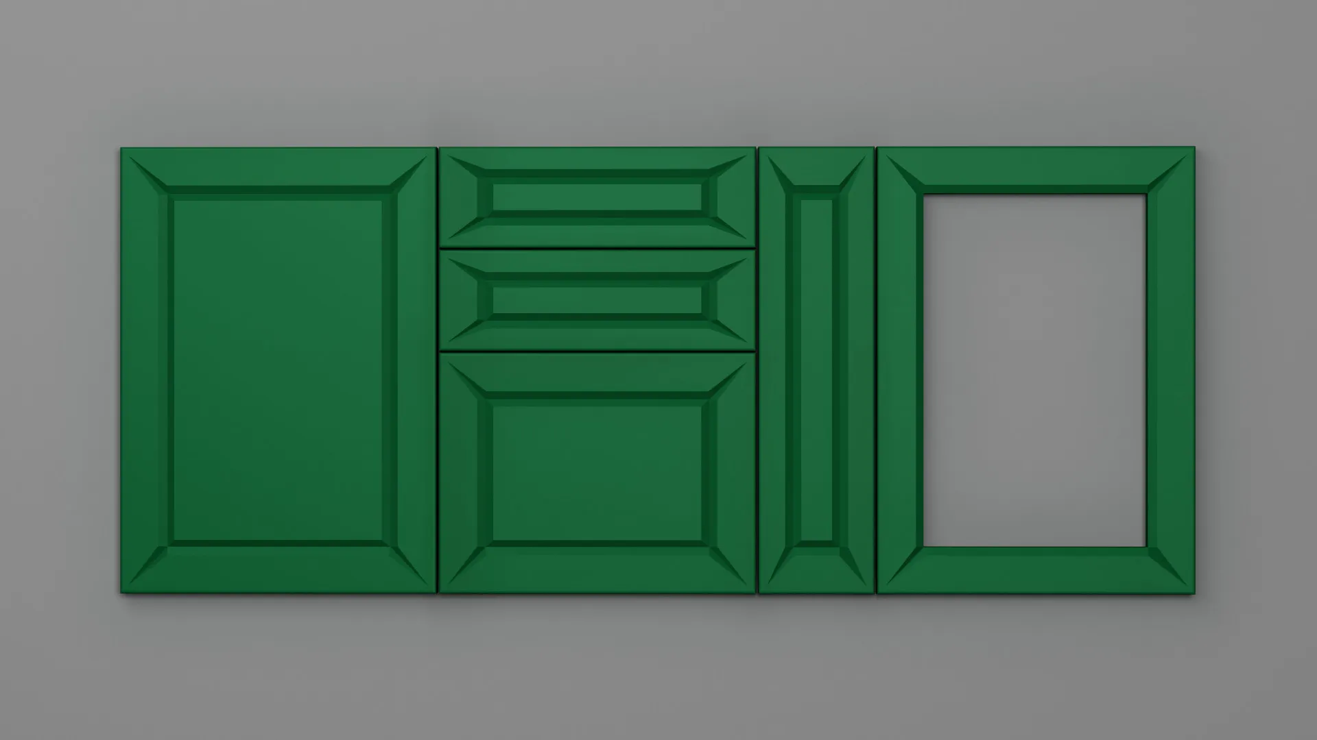 18 mm A44/R3 NETT 4900 VERDE SMARALD ULTRA MAT - ultra mat - nett colors