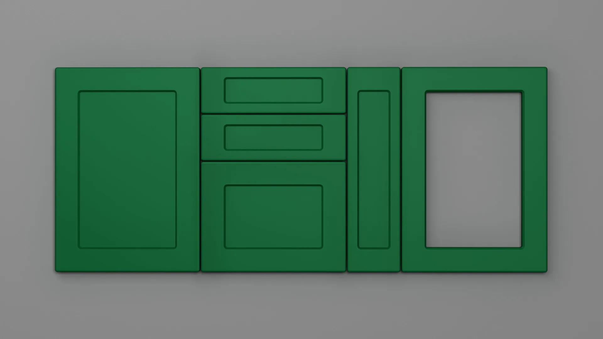 22 mm A157/R6 NETT 4900 VERDE SMARALD ULTRA MAT - ultra mat - nett colors