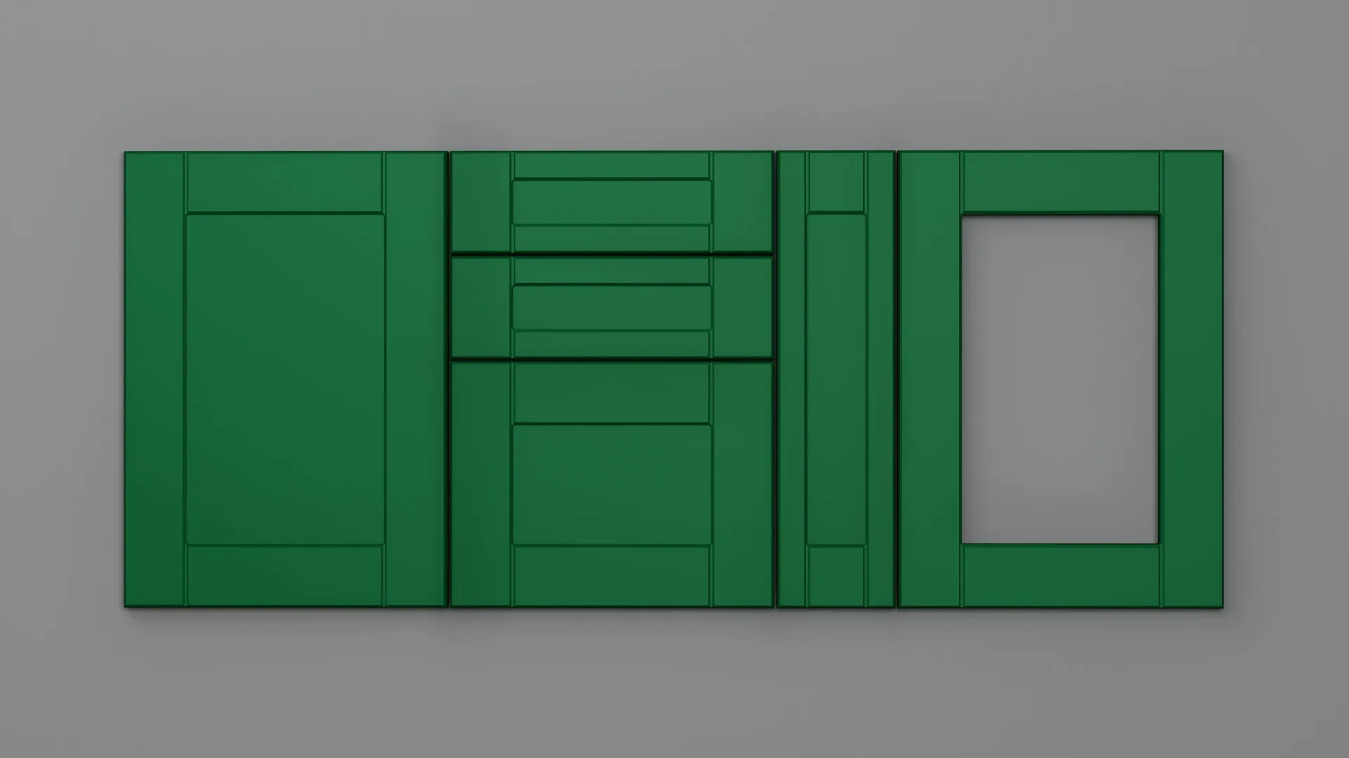 22 mm A159/R6 NETT 4900 VERDE SMARALD ULTRA MAT - ultra mat - nett colors