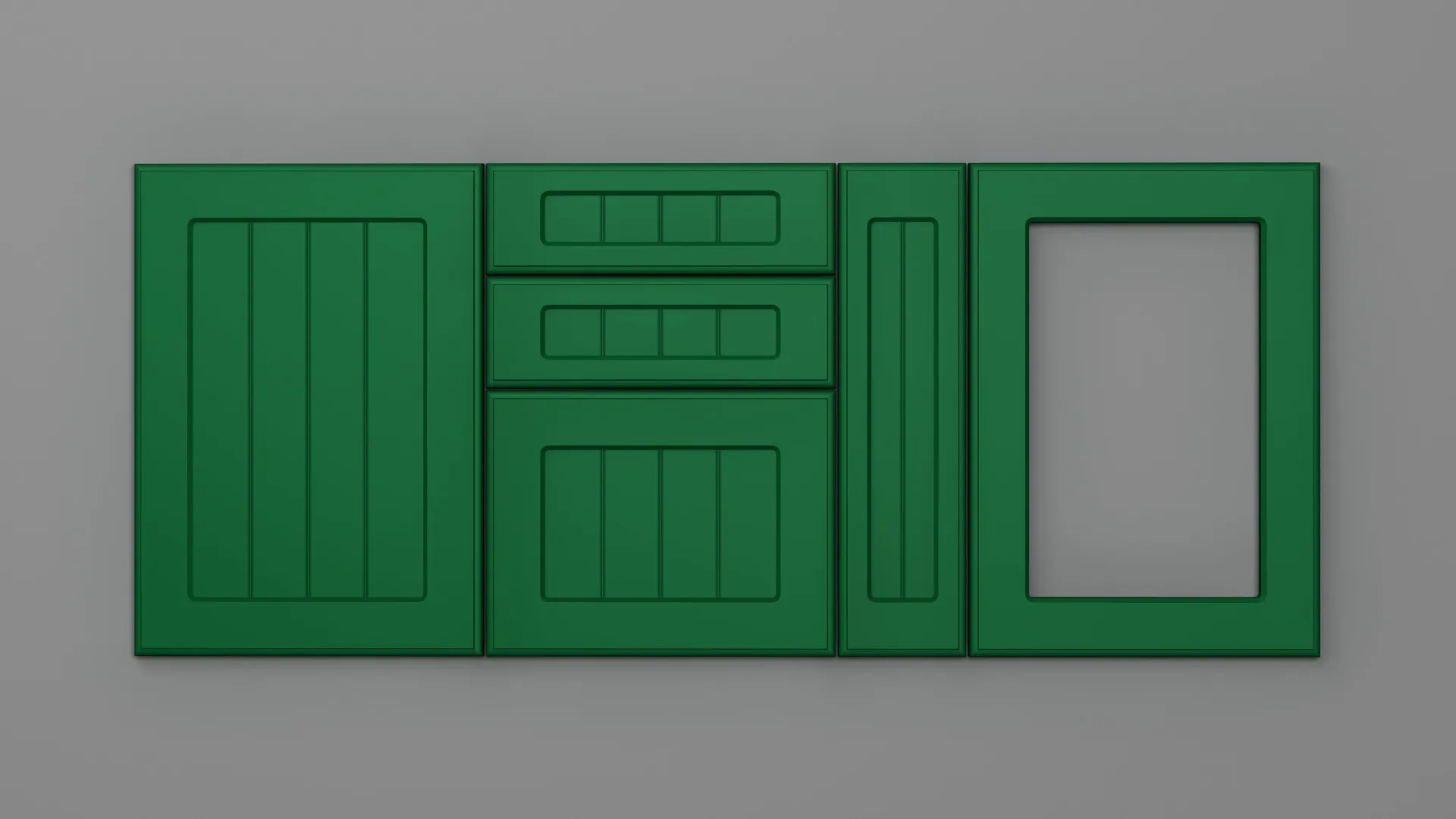 22 mm A161/P NETT 4900 VERDE SMARALD ULTRA MAT - ultra mat - nett colors