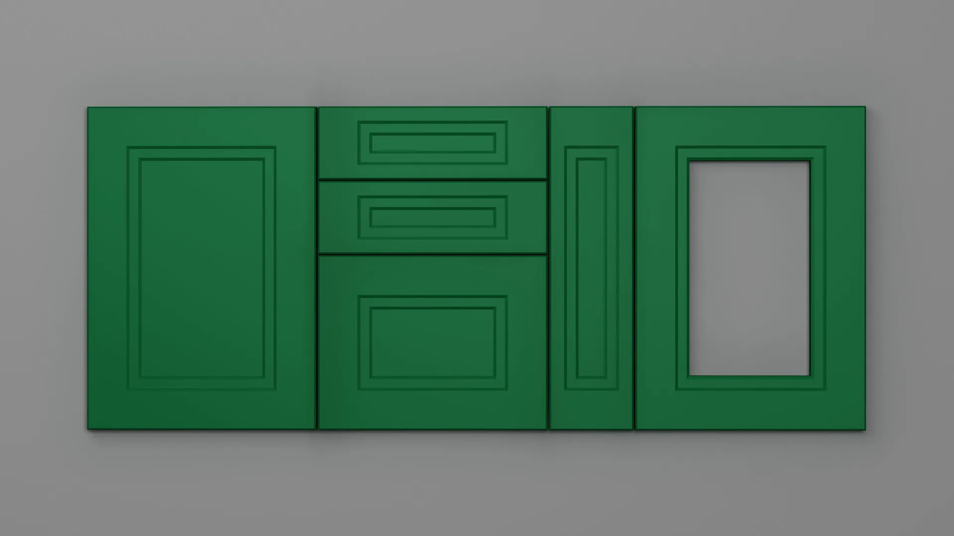 22 mm A170/T NETT 4900 VERDE SMARALD ULTRA MAT - ultra mat - nett colors
