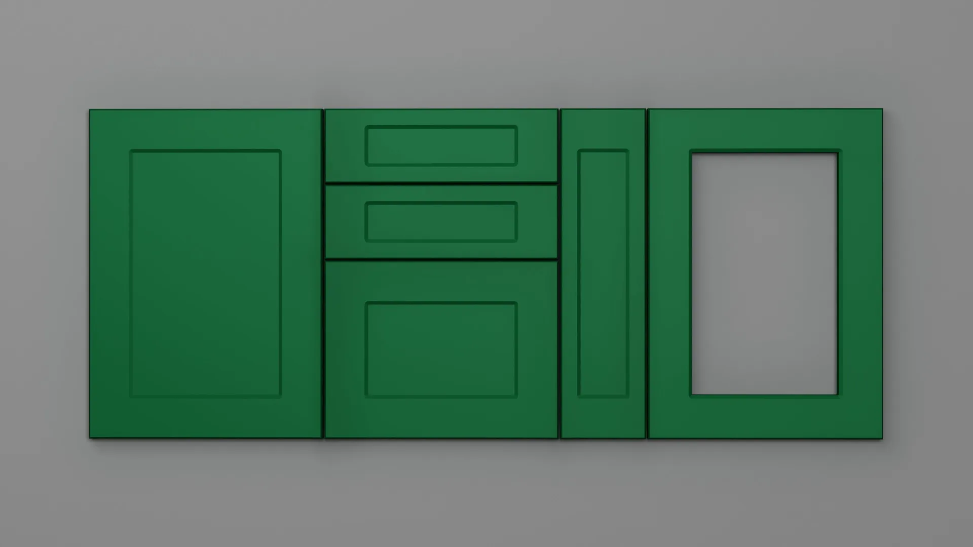 22 mm A178/T NETT 4900 VERDE SMARALD ULTRA MAT - ultra mat - nett colors