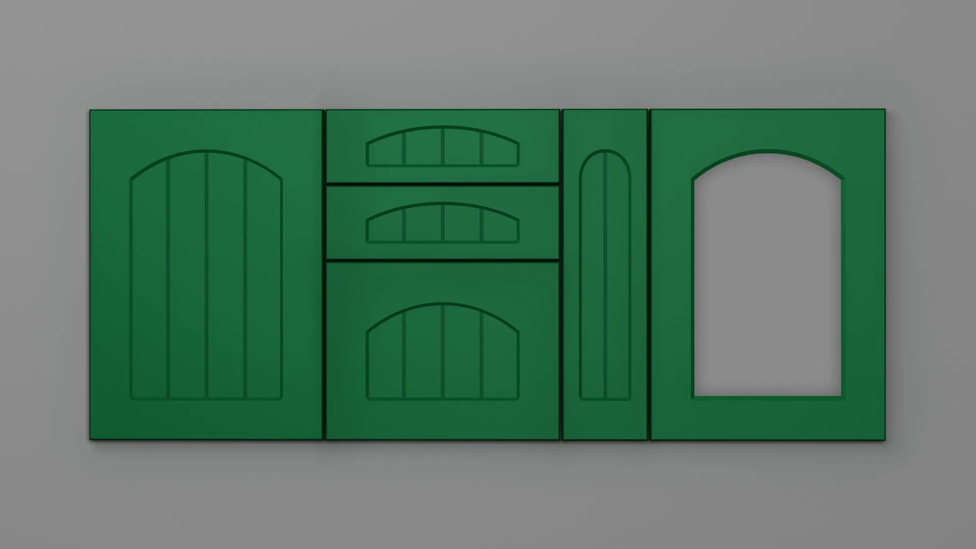 22 mm A180/T NETT 4900 VERDE SMARALD ULTRA MAT - ultra mat - nett colors