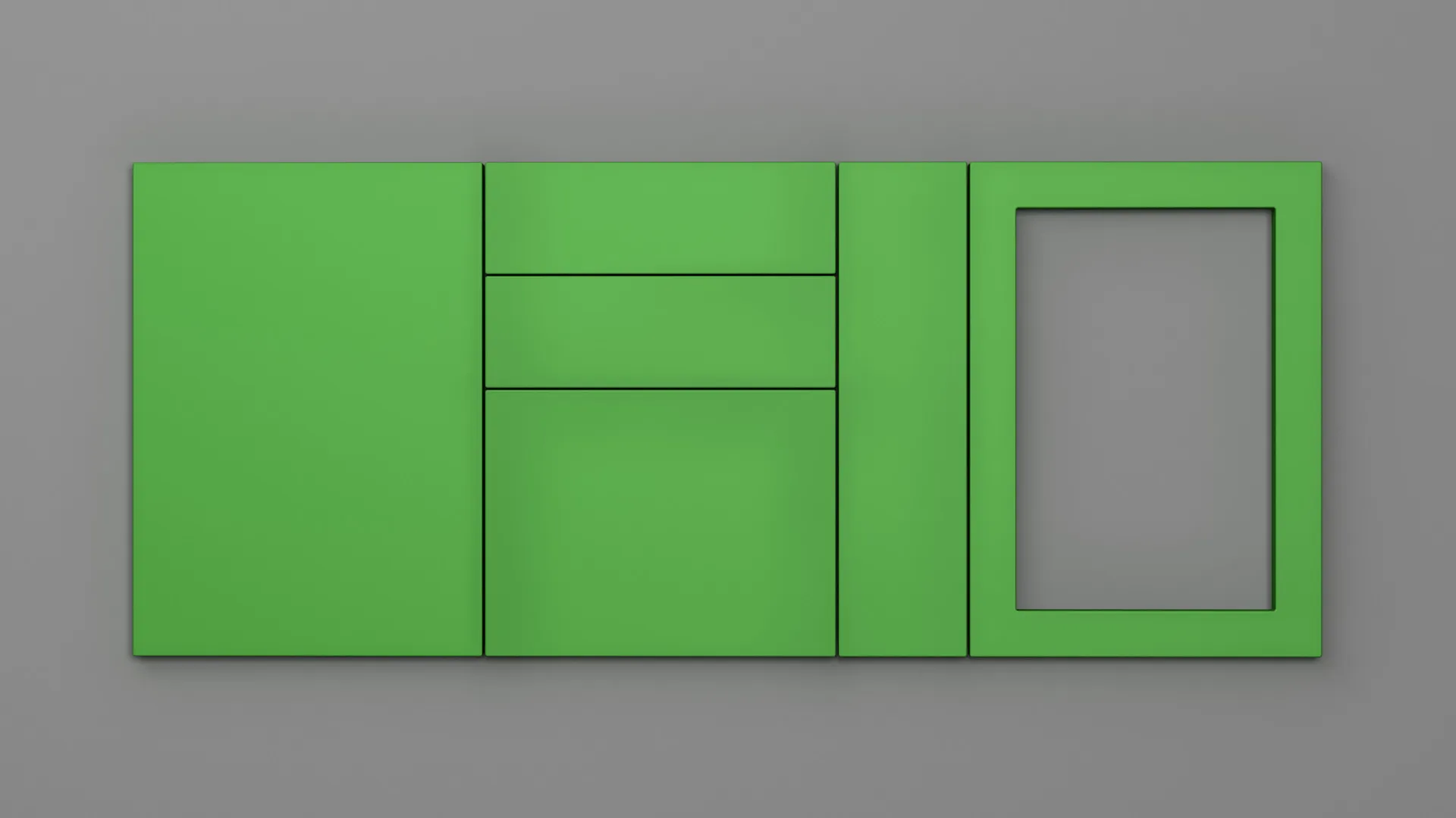 18 mm CANT R2 NETT 4801 VERDE VIVID ULTRA MAT - ultra mat - nett colors