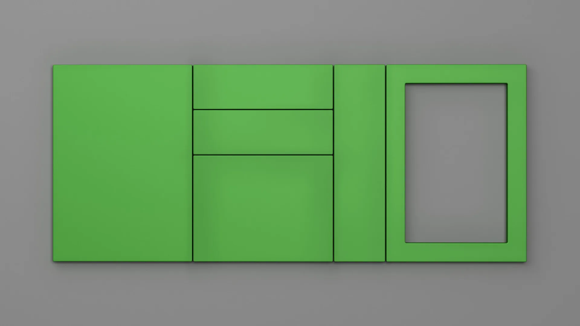 18 mm CANT R3 NETT 4801 VERDE VIVID ULTRA MAT - ultra mat - nett colors