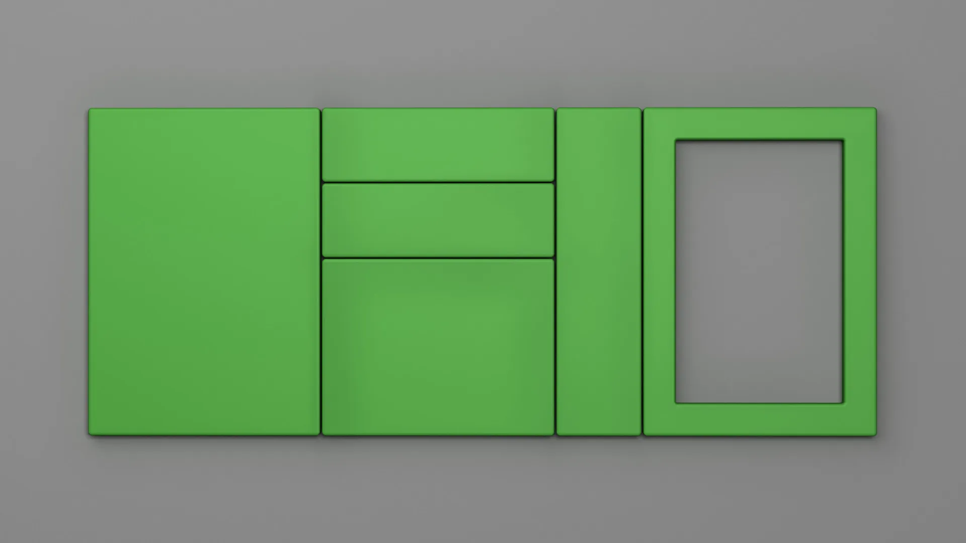 18 mm CANT R6 NETT 4801 VERDE VIVID ULTRA MAT - ultra mat - nett colors