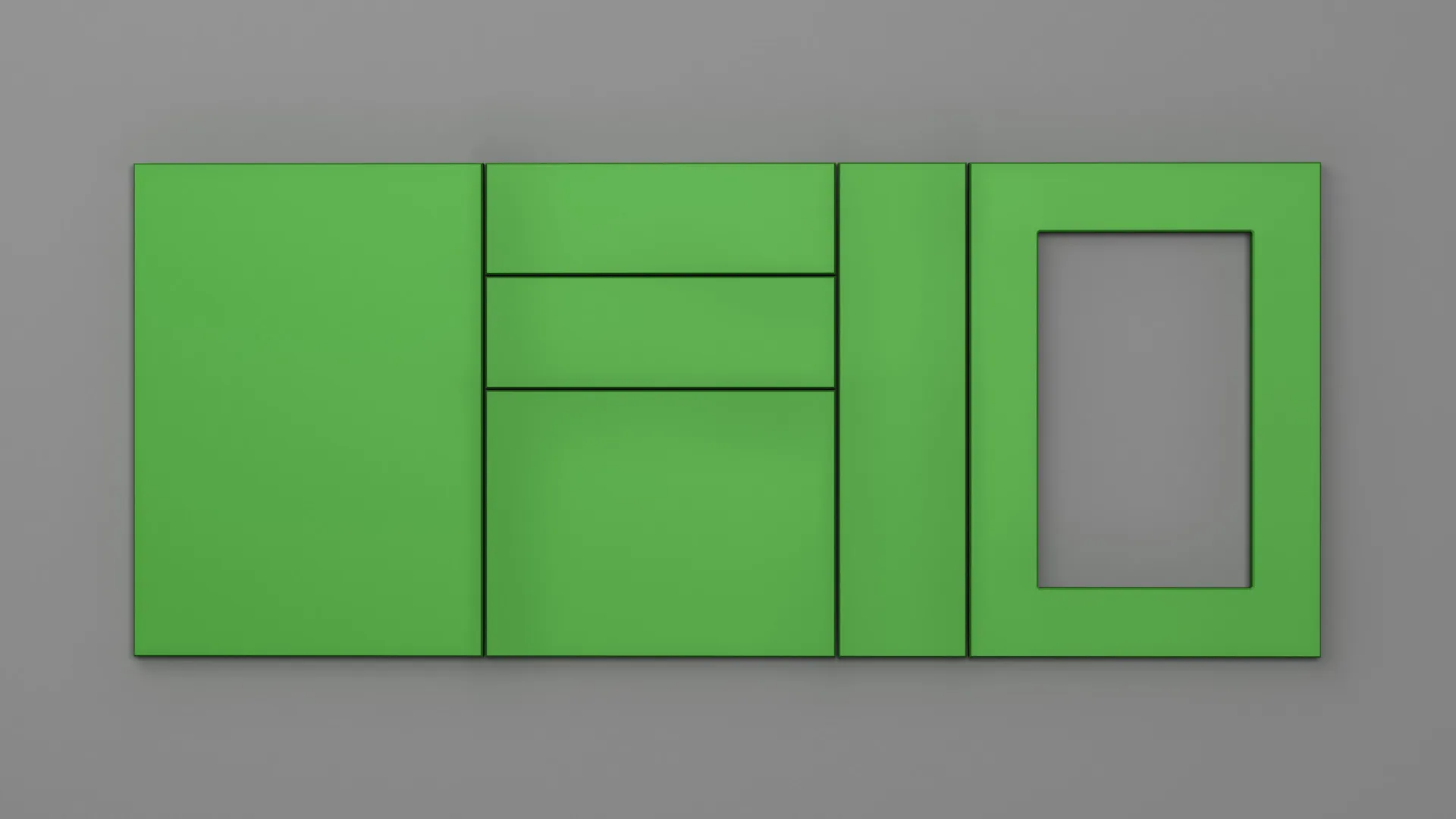 18 mm CANT T NETT 4801 VERDE VIVID ULTRA MAT - ultra mat - nett colors