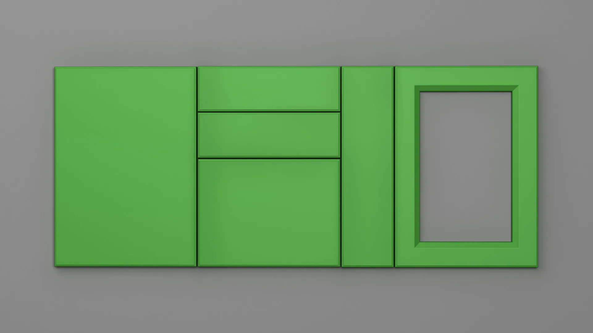 18 mm CANT D NETT 4801 VERDE VIVID ULTRA MAT - ultra mat - nett colors