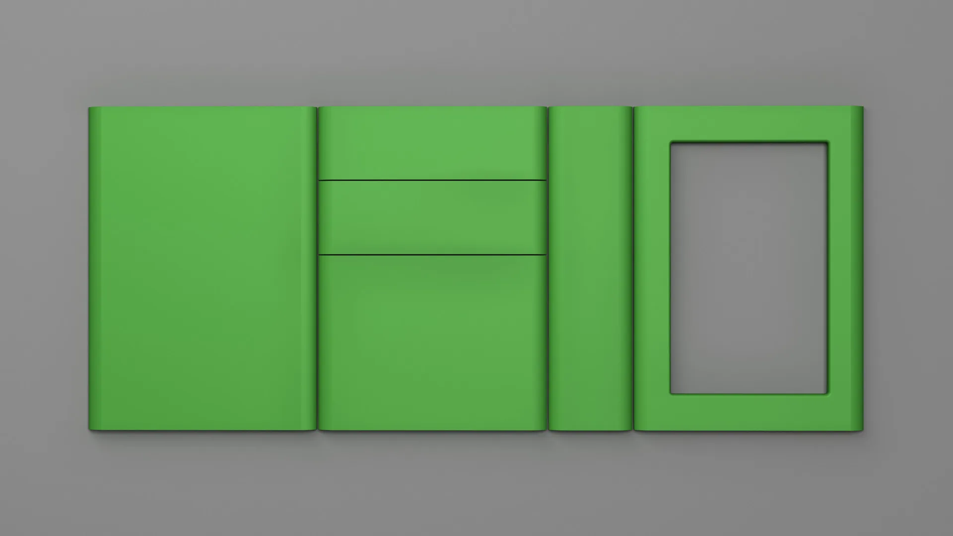 18 mm A50/SR3 NETT 4801 VERDE VIVID ULTRA MAT - ultra mat - nett colors