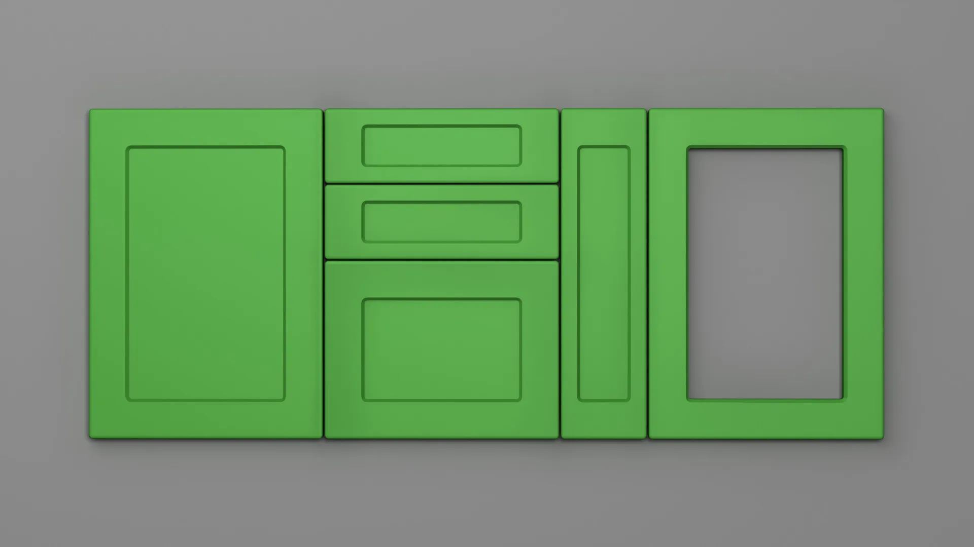 22 mm A157/R6 NETT 4801 VERDE VIVID ULTRA MAT - ultra mat - nett colors