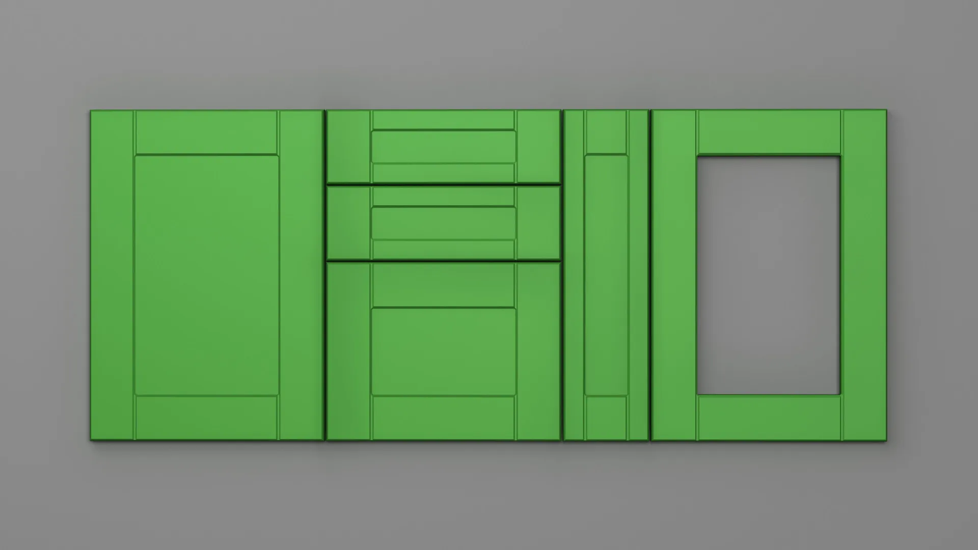 22 mm A159/R6 NETT 4801 VERDE VIVID ULTRA MAT - ultra mat - nett colors