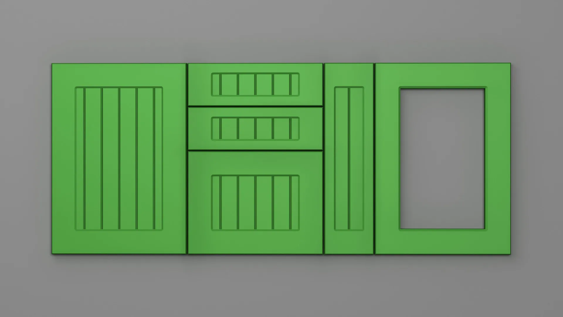 22 mm A179/T NETT 4801 VERDE VIVID ULTRA MAT - ultra mat - nett colors