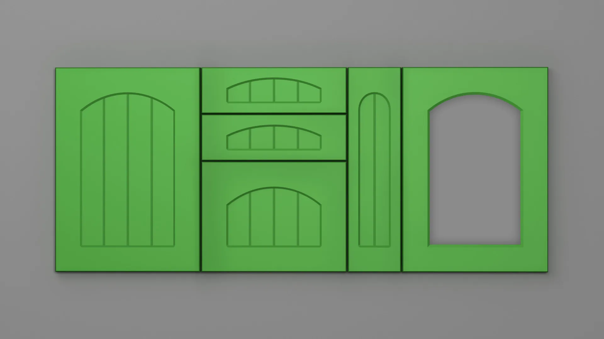 22 mm A180/T NETT 4801 VERDE VIVID ULTRA MAT - ultra mat - nett colors