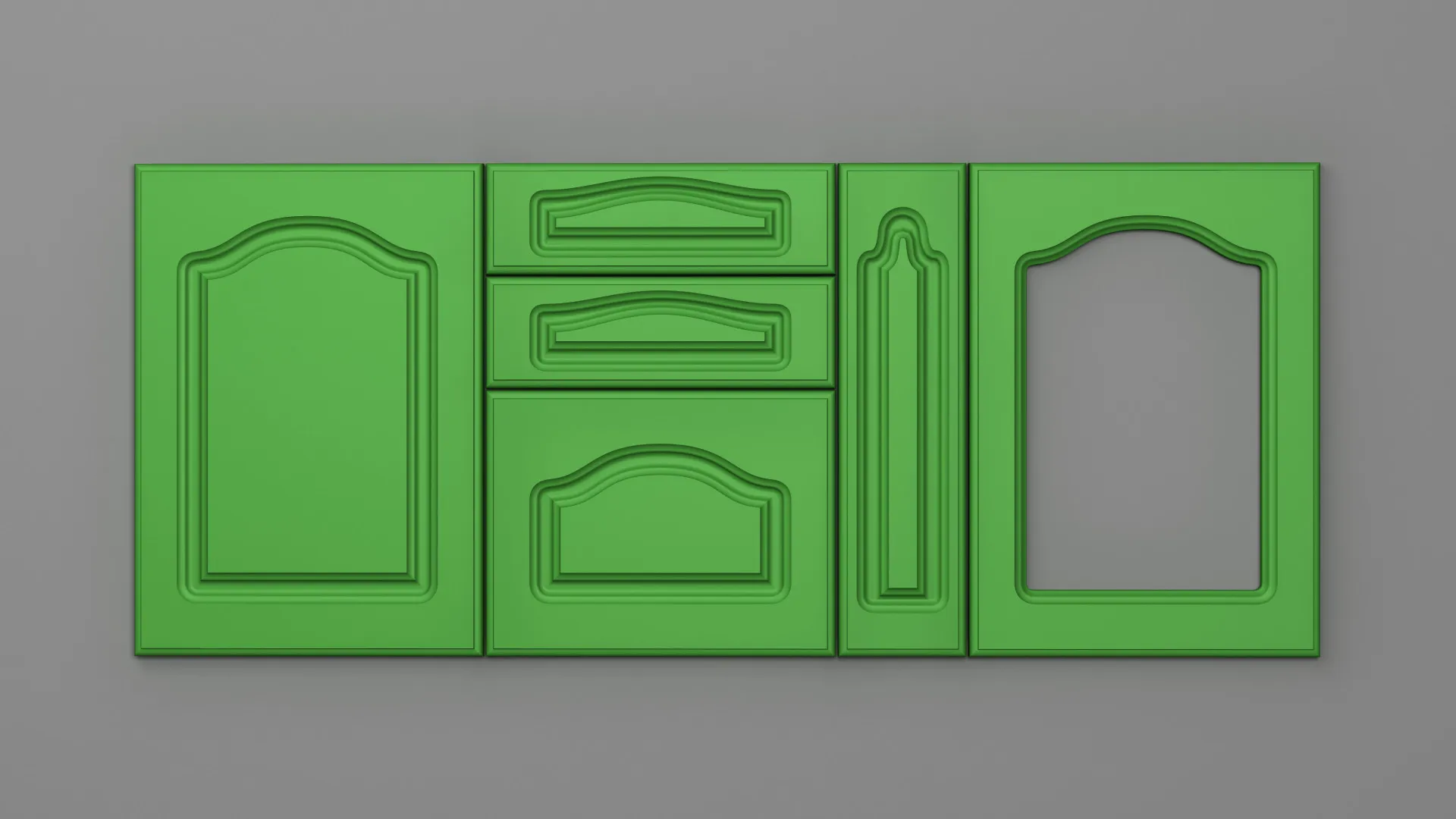 18 mm A3/P NETT 4801 VERDE VIVID ULTRA MAT - ultra mat - nett colors