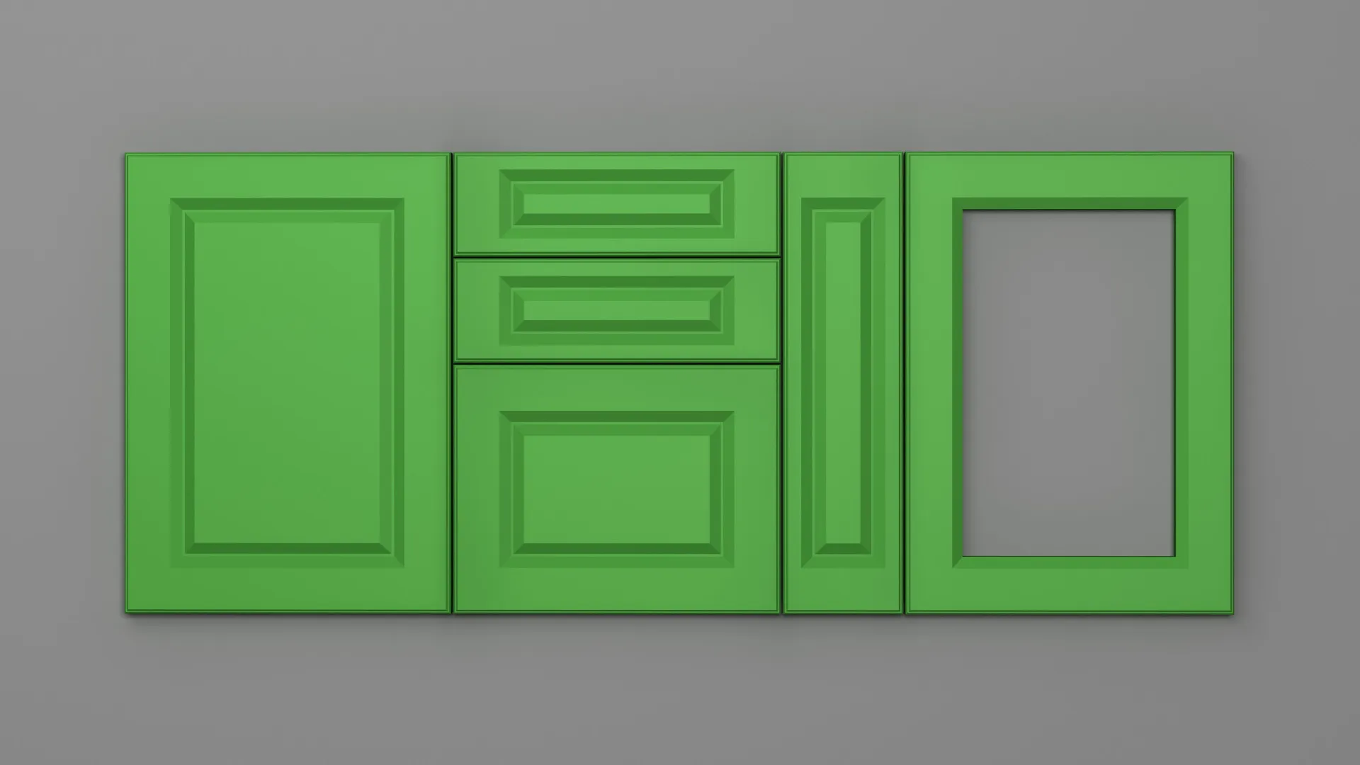 18 mm A129/D NETT 4801 VERDE VIVID ULTRA MAT - ultra mat - nett colors