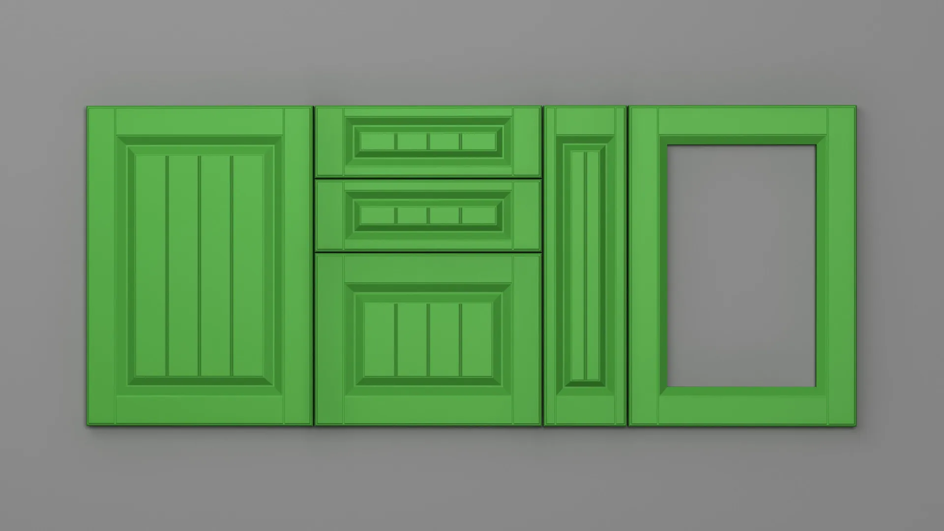 18 mm A132/D NETT 4801 VERDE VIVID ULTRA MAT - ultra mat - nett colors