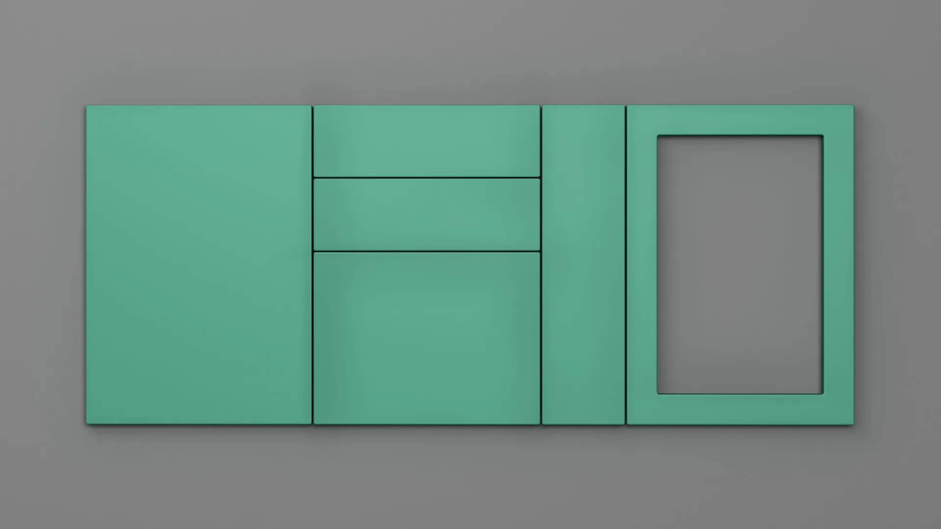 18 mm CANT R3 NETT 4802 VERDE ACVATIC ULTRA MAT - ultra mat - nett colors
