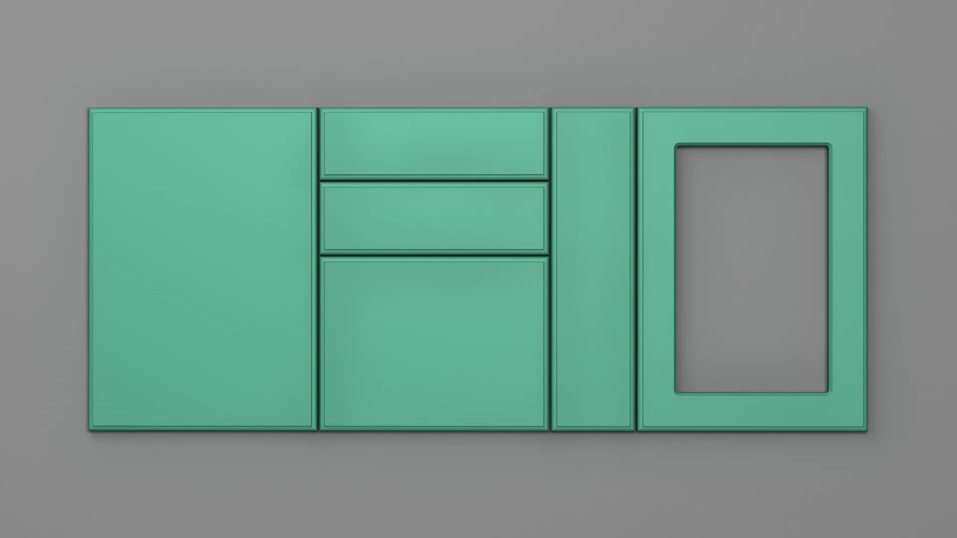 18 mm CANT P NETT 4802 VERDE ACVATIC ULTRA MAT - ultra mat - nett colors