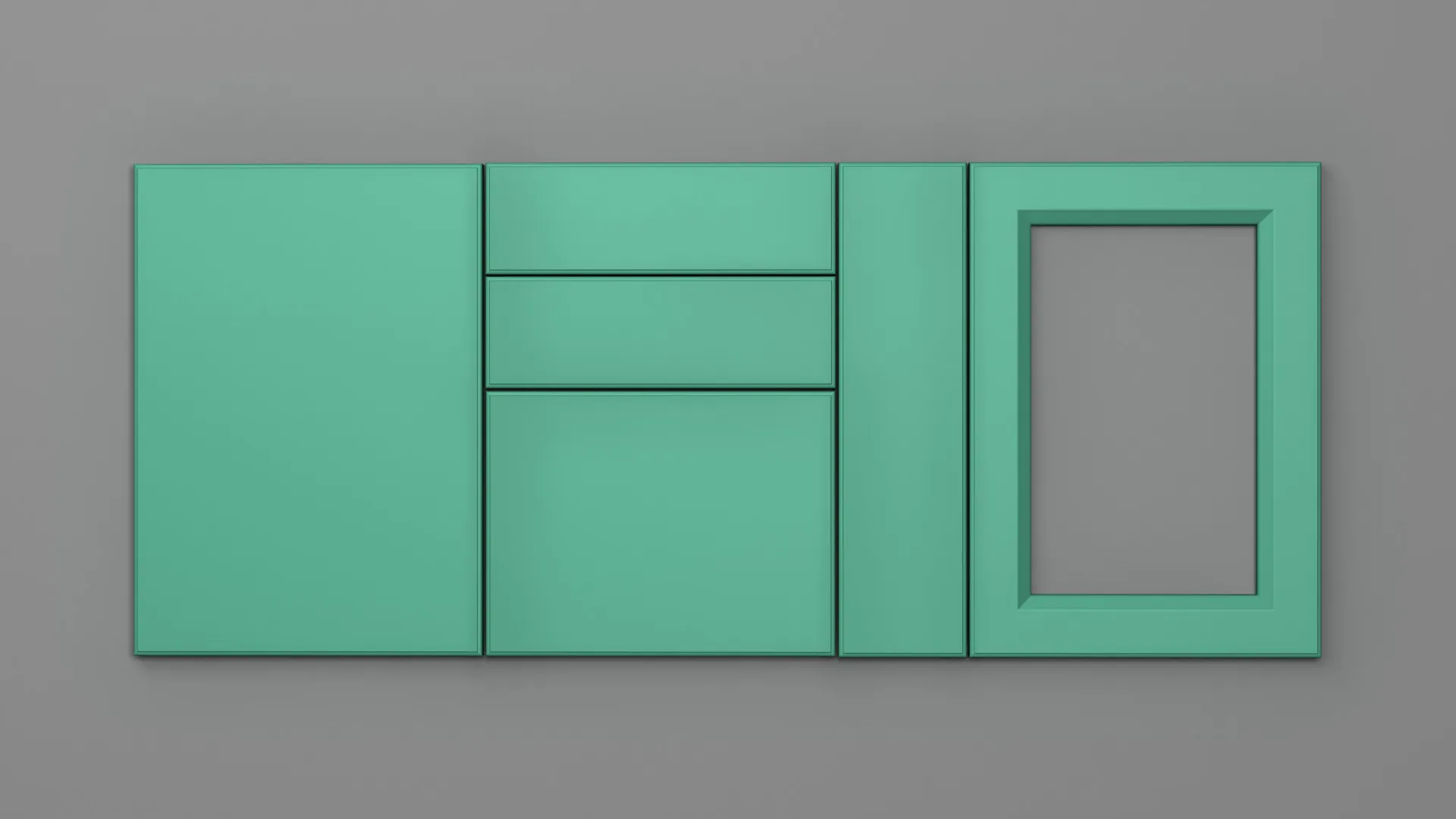 18 mm CANT D NETT 4802 VERDE ACVATIC ULTRA MAT - ultra mat - nett colors