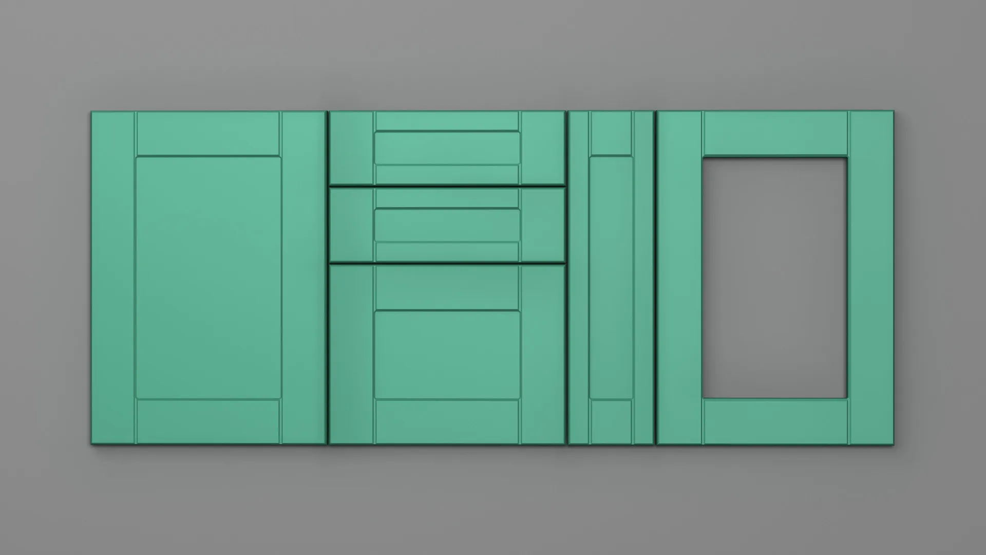 22 mm A159/R6 NETT 4802 VERDE ACVATIC ULTRA MAT - ultra mat - nett colors