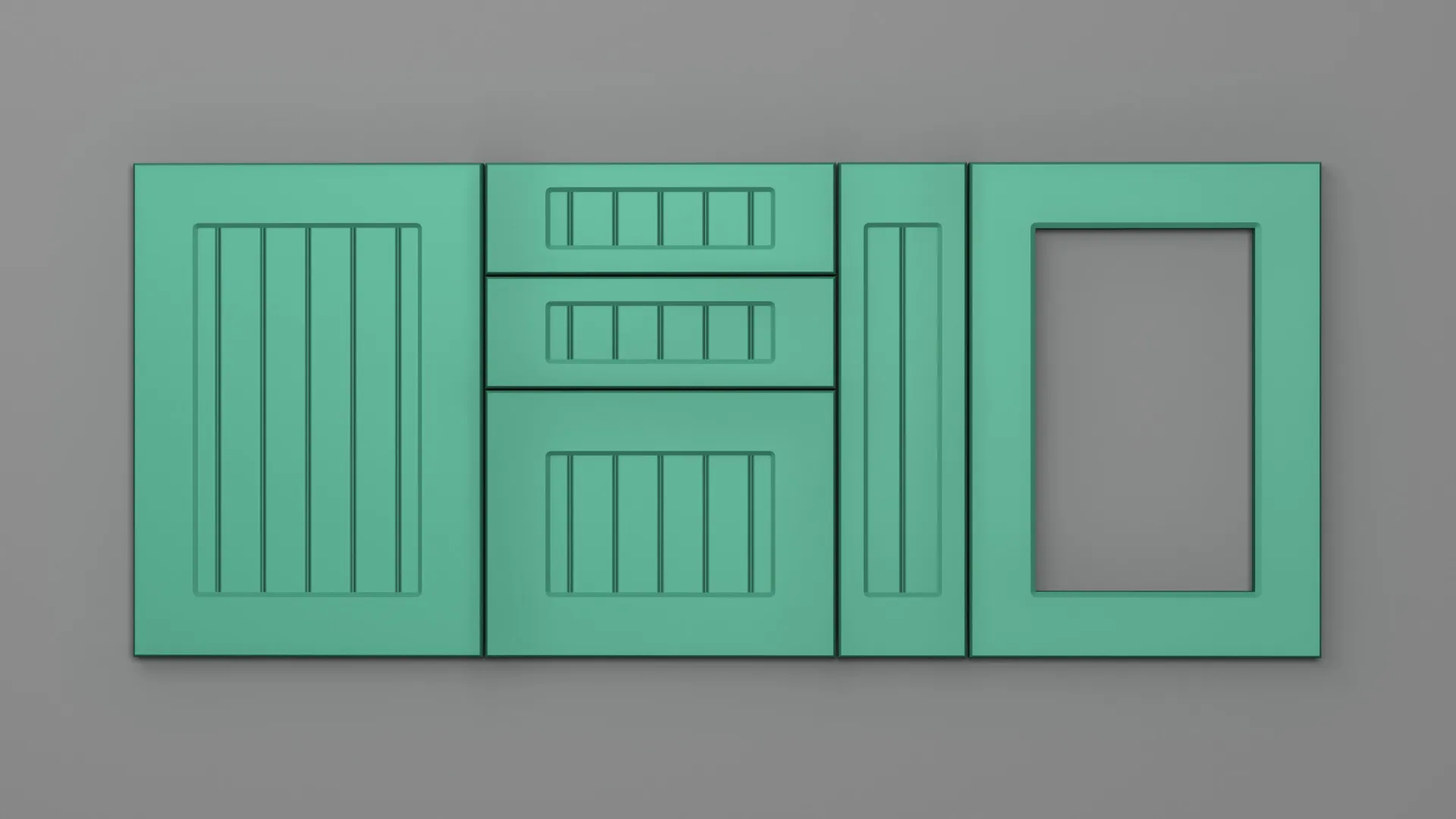 22 mm A179/T NETT 4802 VERDE ACVATIC ULTRA MAT - ultra mat - nett colors