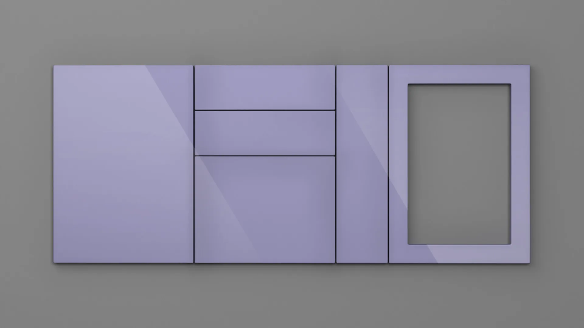 18 mm CANT R2 NETT 6800 LILIAC HIGH GLOSS - high gloss - nett colors