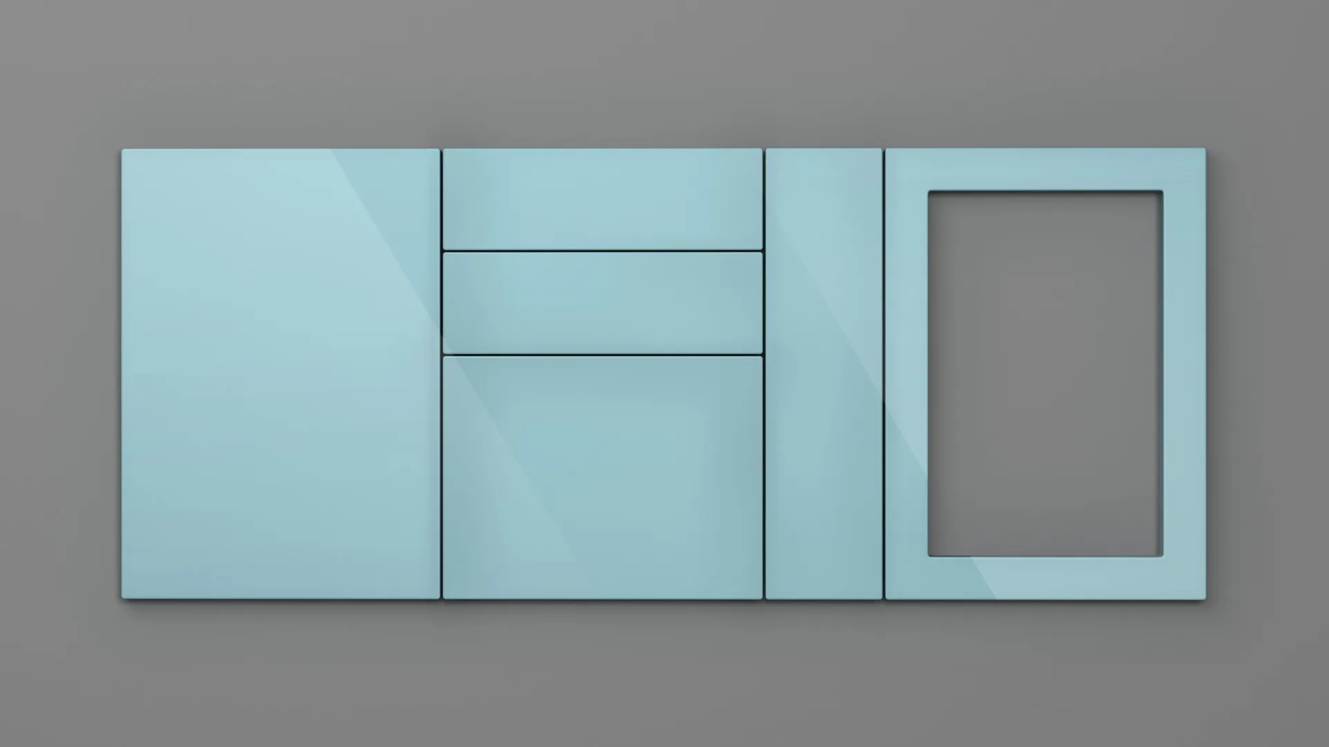 18 mm CANT R3 NETT 5701 CELEST HIGH GLOSS - high gloss - nett colors