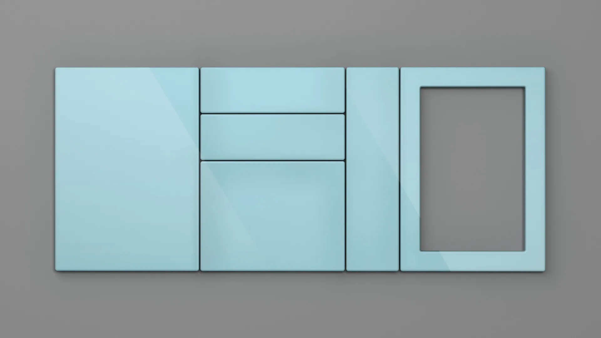 18 mm CANT R6 NETT 5701 CELEST HIGH GLOSS - high gloss - nett colors