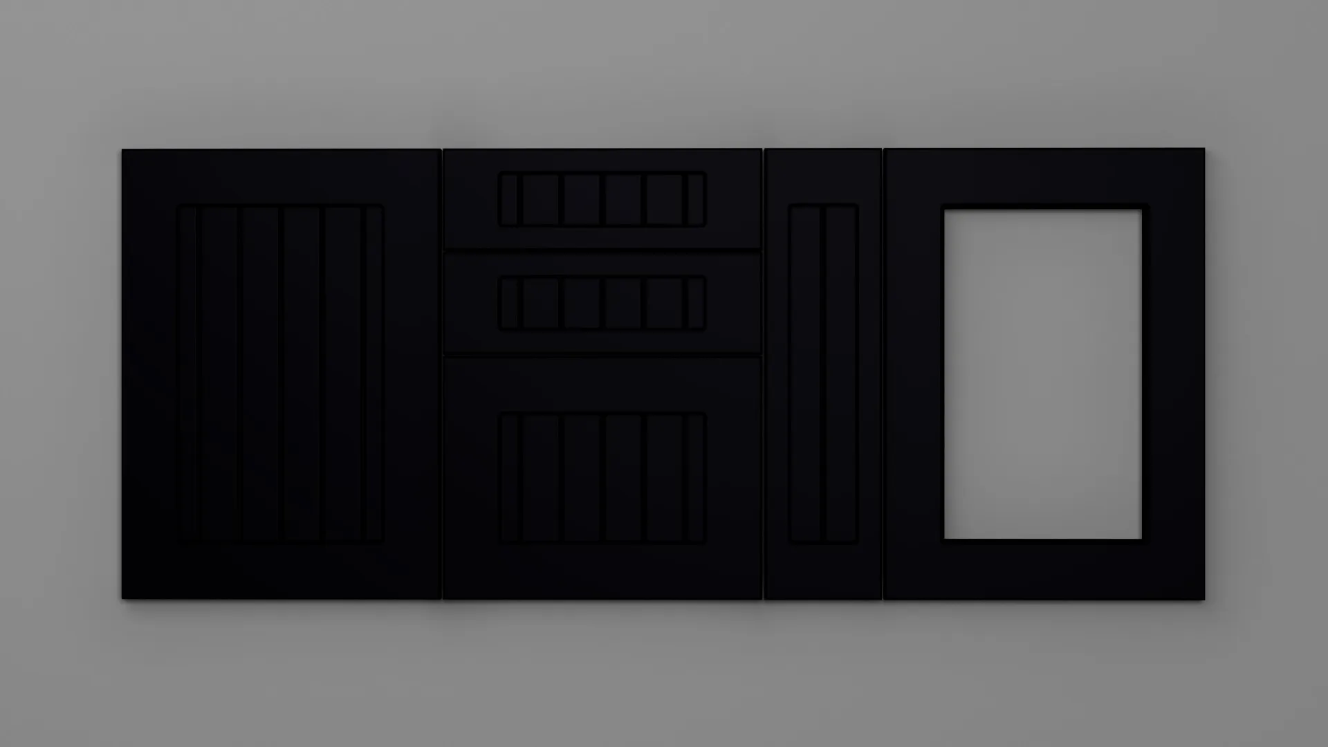 22 mm A179/T NETT 9900 NEGRU ULTRA MAT - ultra mat - nett colors