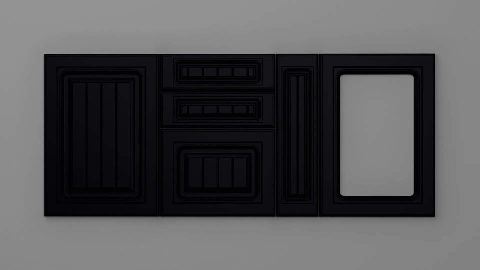 18 mm A75/P NETT 9900 NEGRU ULTRA MAT - ultra mat - nett colors