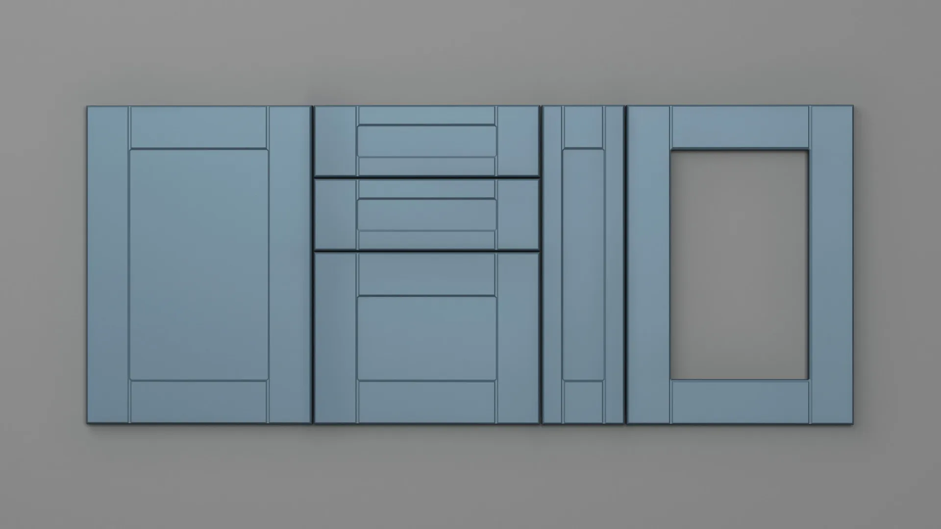 22 mm A159/R6 DENIM ULTRA MAT - ultra mat - culori uni