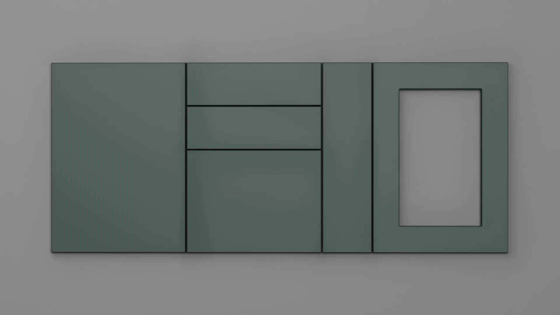 18 mm CANT T VERDE STUF ULTRA MAT - ultra mat - culori uni