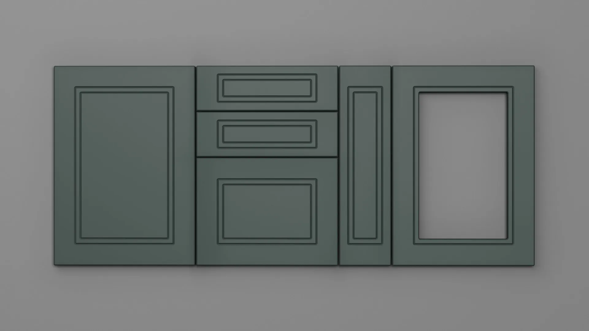 18 mm A40/T VERDE STUF ULTRA MAT - ultra mat - culori uni
