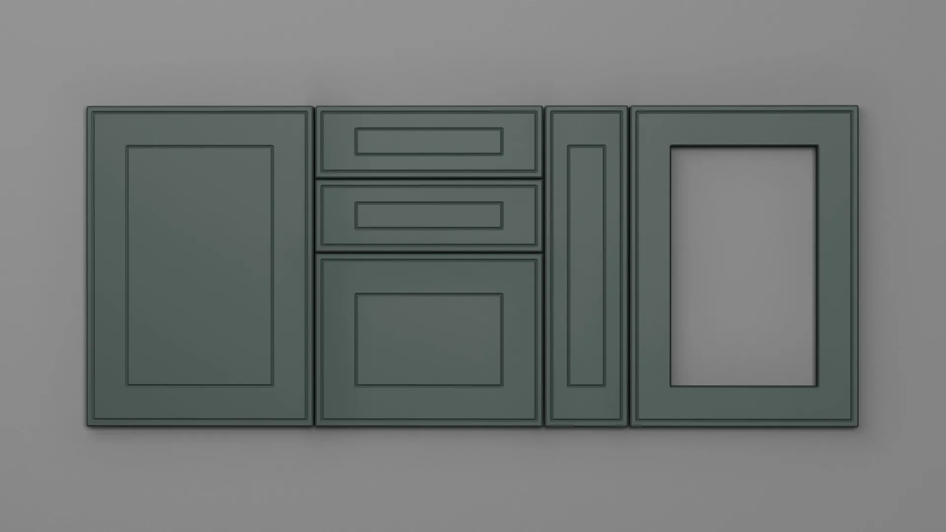 18 mm A41/T VERDE STUF ULTRA MAT - ultra mat - culori uni