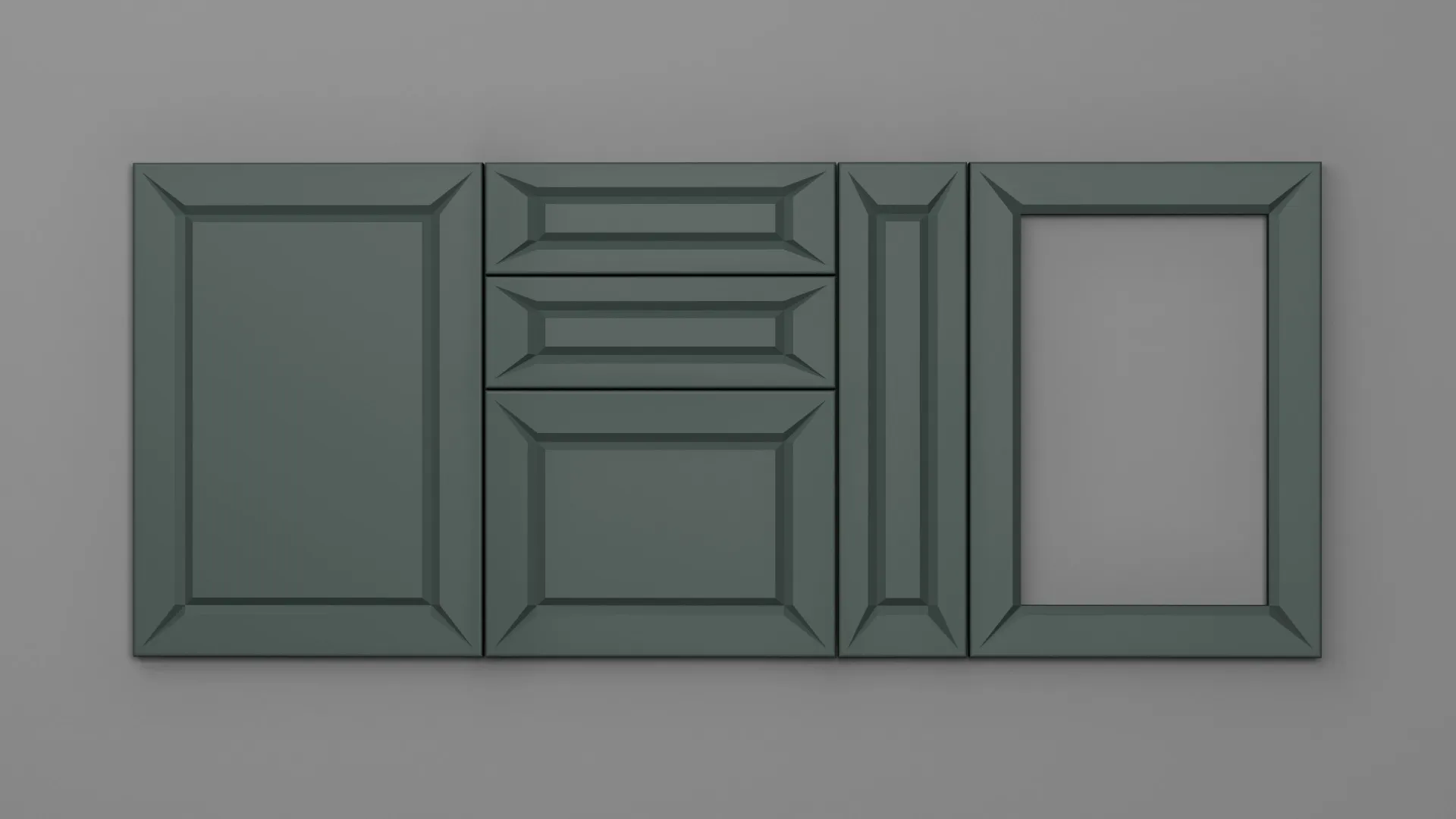 18 mm A44/R3 VERDE STUF ULTRA MAT - ultra mat - culori uni