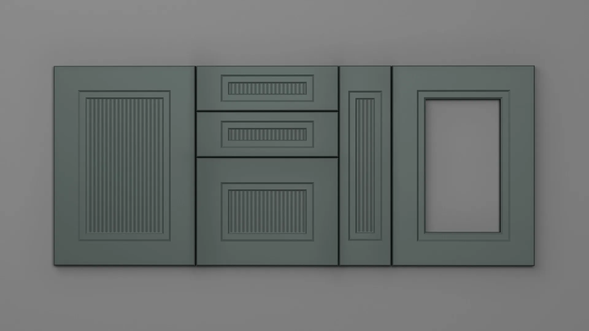22 mm A270/T VERDE STUF ULTRA MAT - ultra mat - culori uni