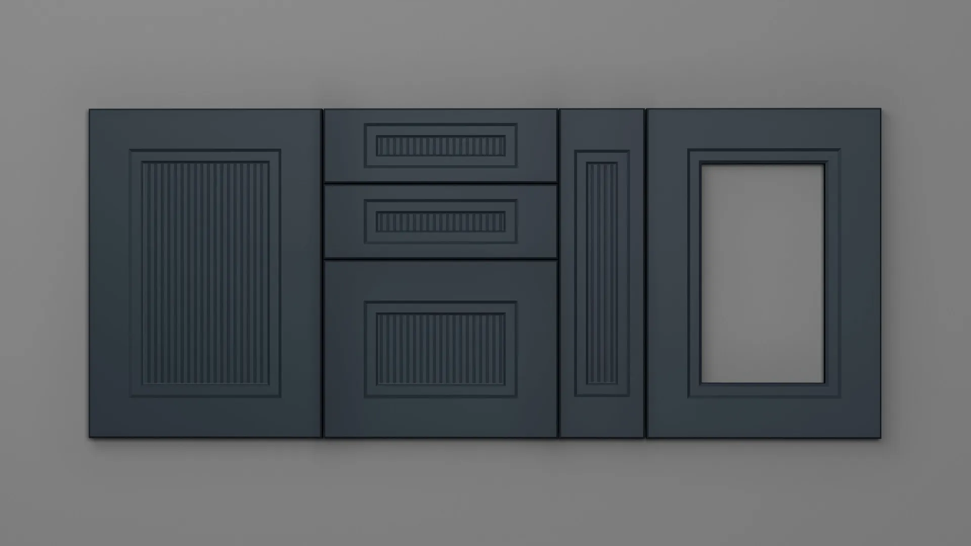 22 mm A270/T ALBASTRU PARISIAN ULTRA MAT - ultra mat - culori uni