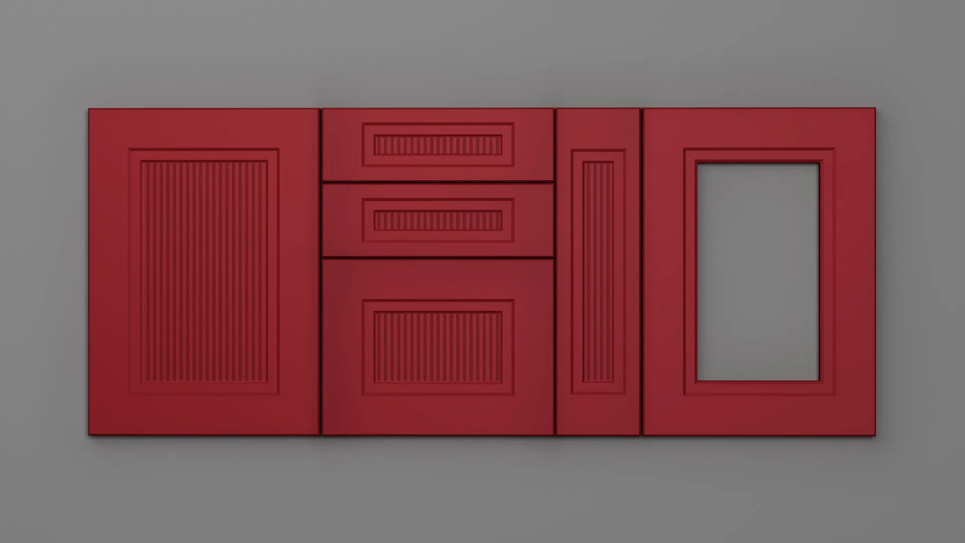 22 mm A270/T NETT 3900 ROȘU ROUGE ULTRA MAT - ultra mat - nett colors